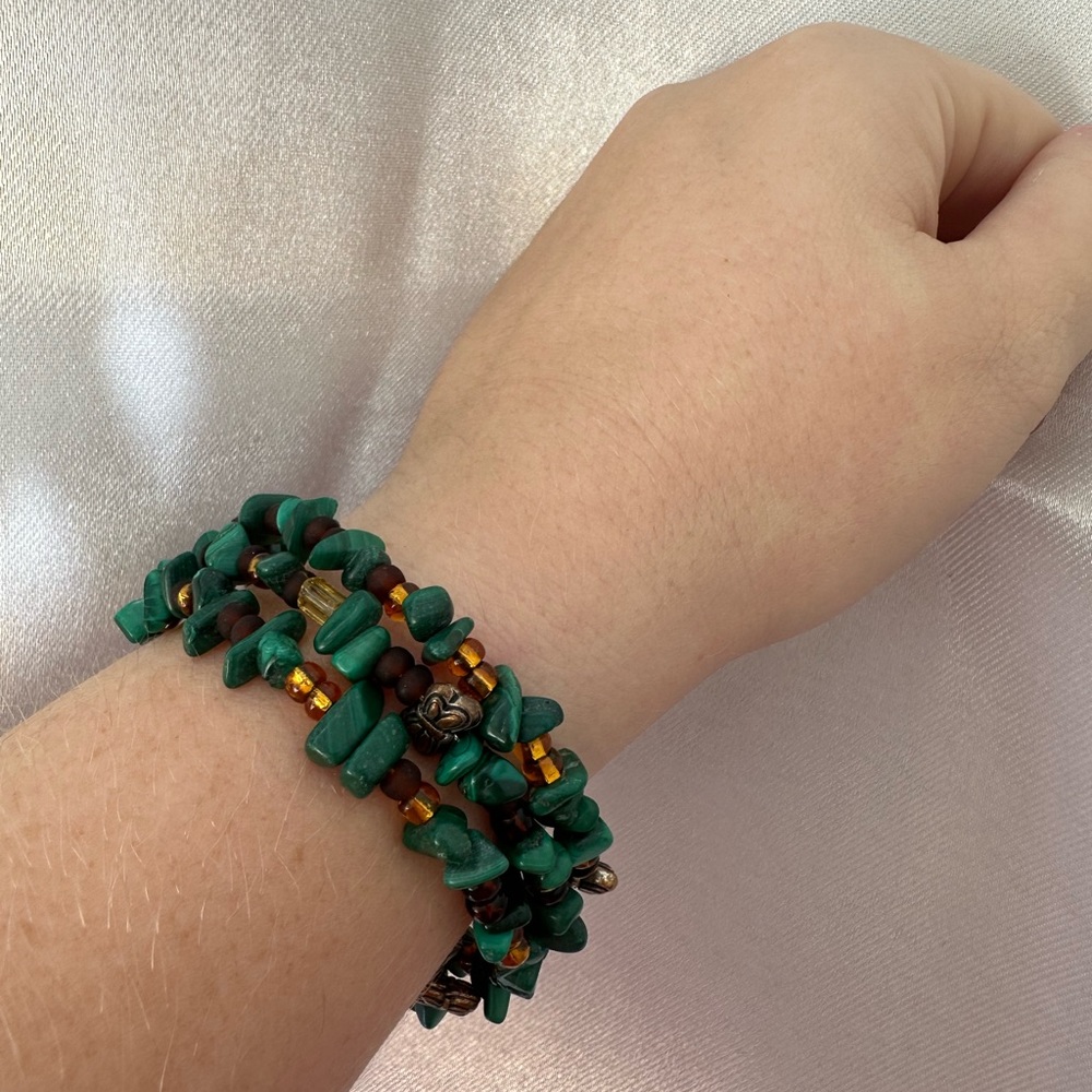 Handmade wrap bracelet